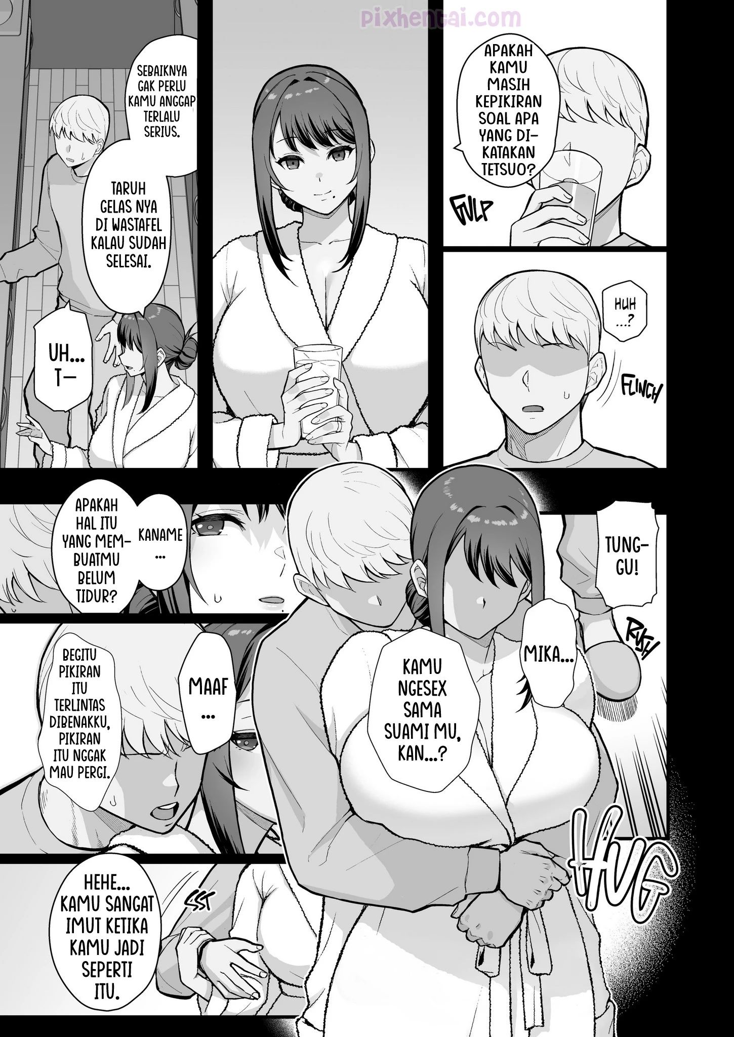 Komik hentai xxx manga sex bokep Kazoku ga Neshizumaru Yoru ni Hitozuma o Daita Hon 26